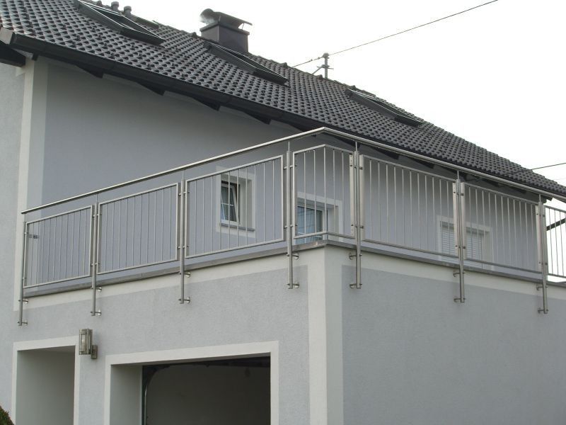 Außengeländer Terasse über Garage