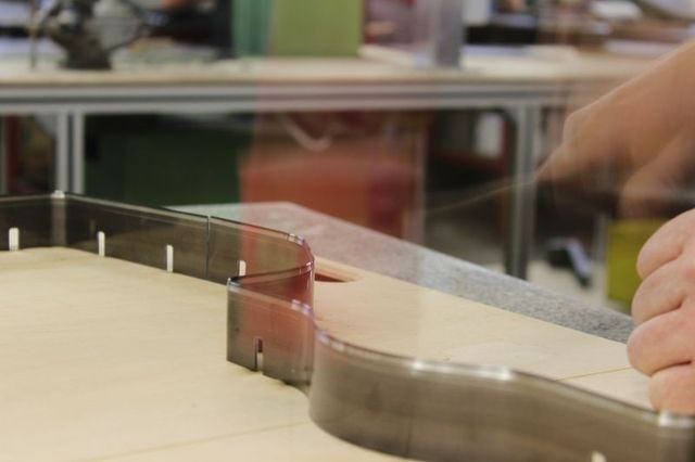 Bearbeitung Stanzform klopfen