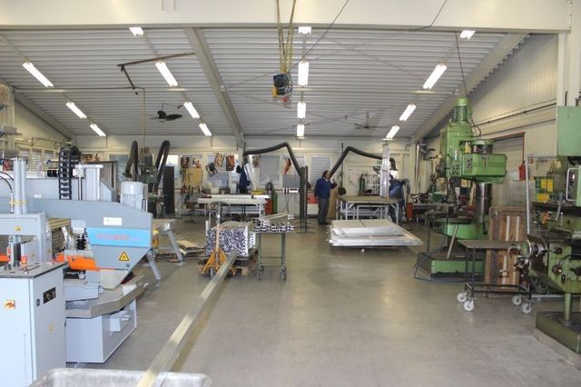 Blick in die Maschinenhalle